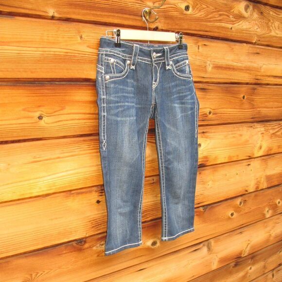 Rock Revival Boot Capris Jeans Cropped - Picture 3 of 9